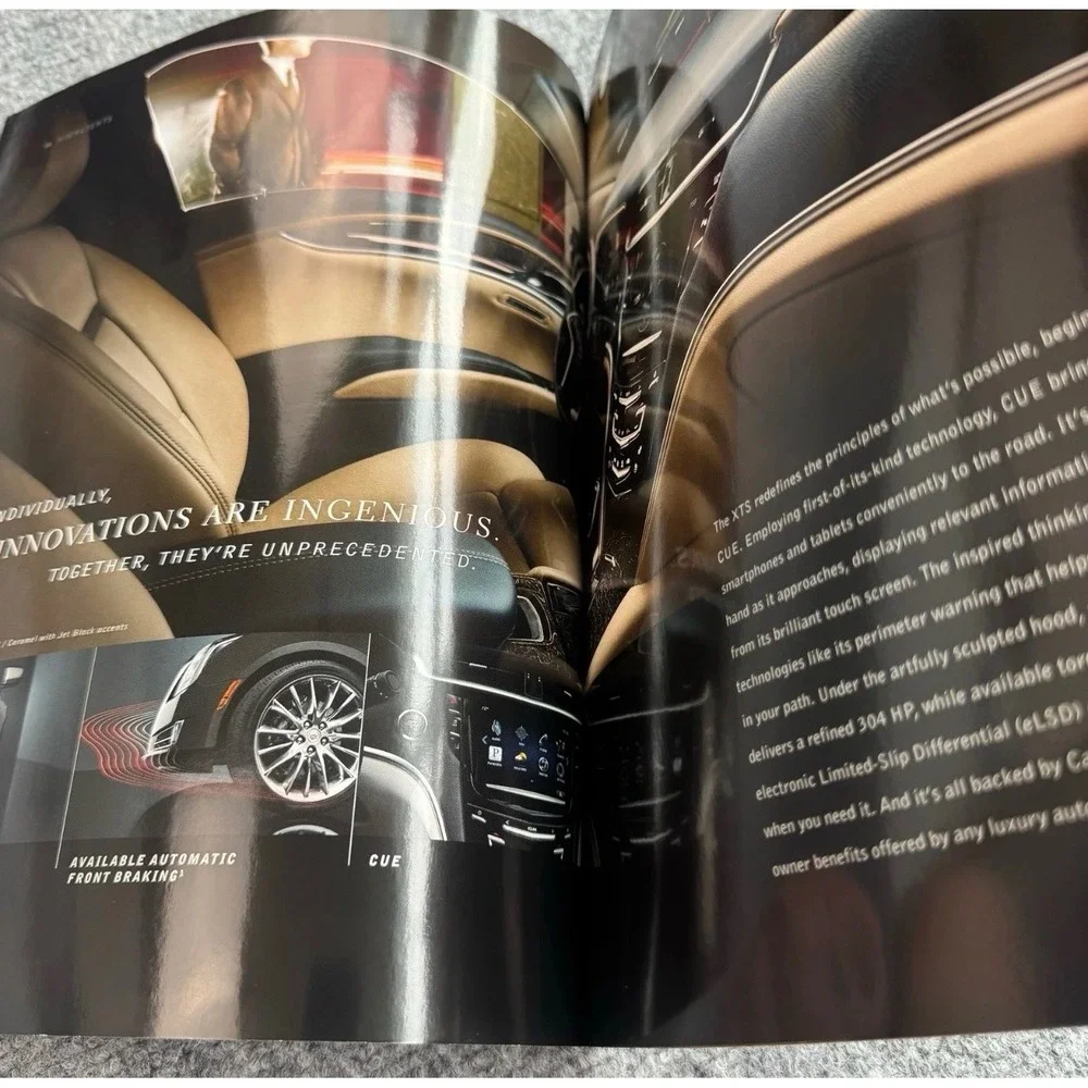 2013 All-New Cadillac XTS Sales Brochure Luxury Sedan Catalog Portfolio